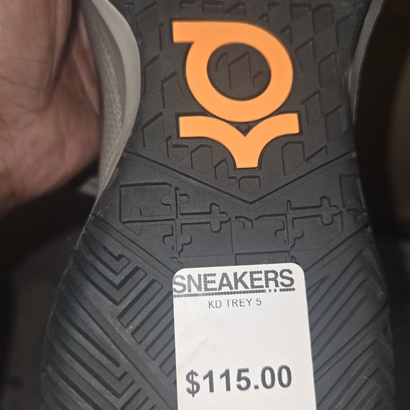 Gray and Black Nike KD Sneakers main image 4
